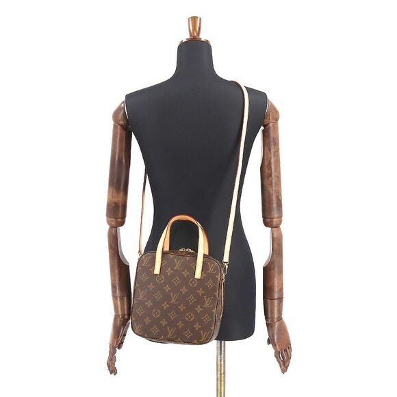 Louis Vuitton Monogram Spontini 2way Hand Shoulder Bag Brown - Picture 8 of 8
